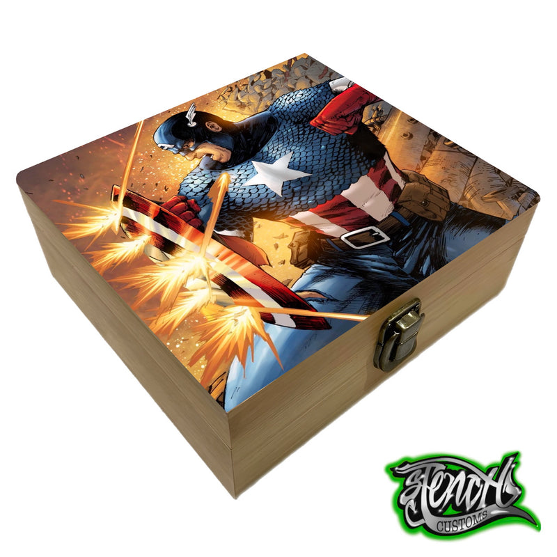 Captain America Stash Box - 5 Designs