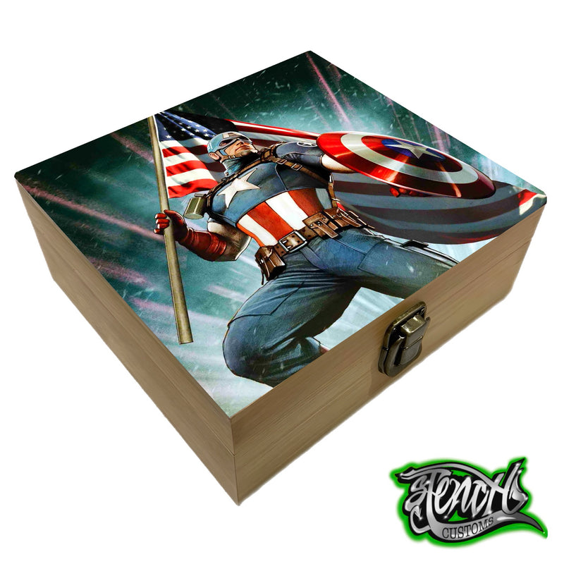 Captain America Stash Box - 5 Designs