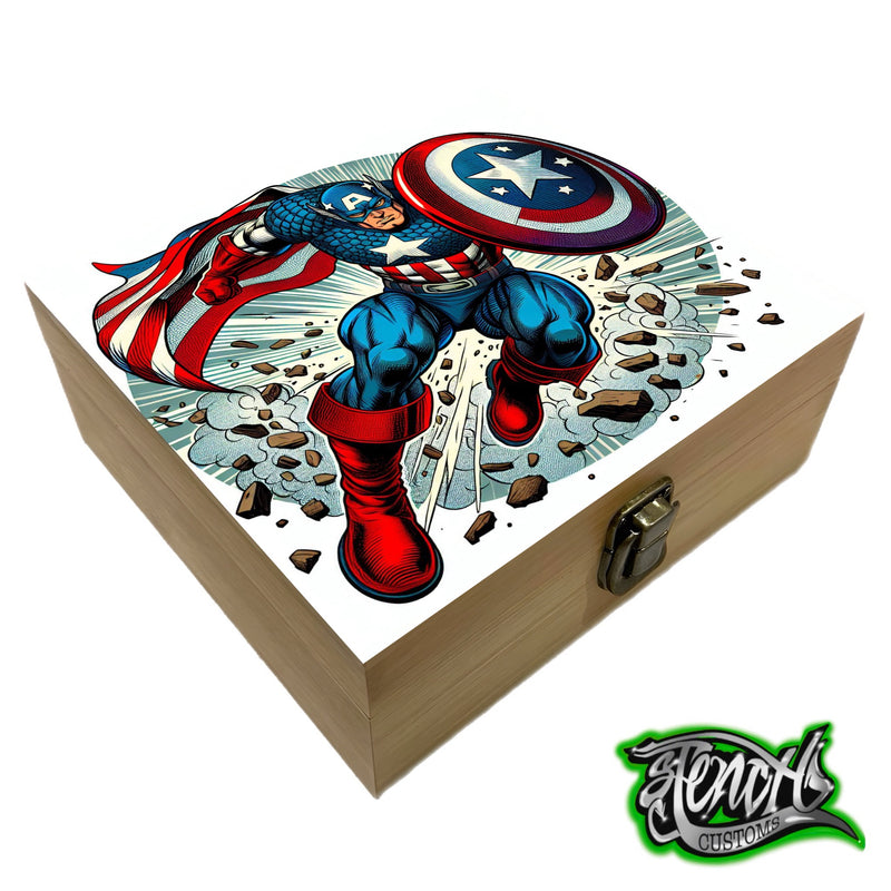 Captain America Stash Box - 5 Designs