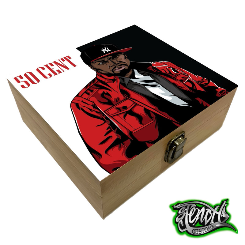 50 Cent Stash Box - 5 Designs