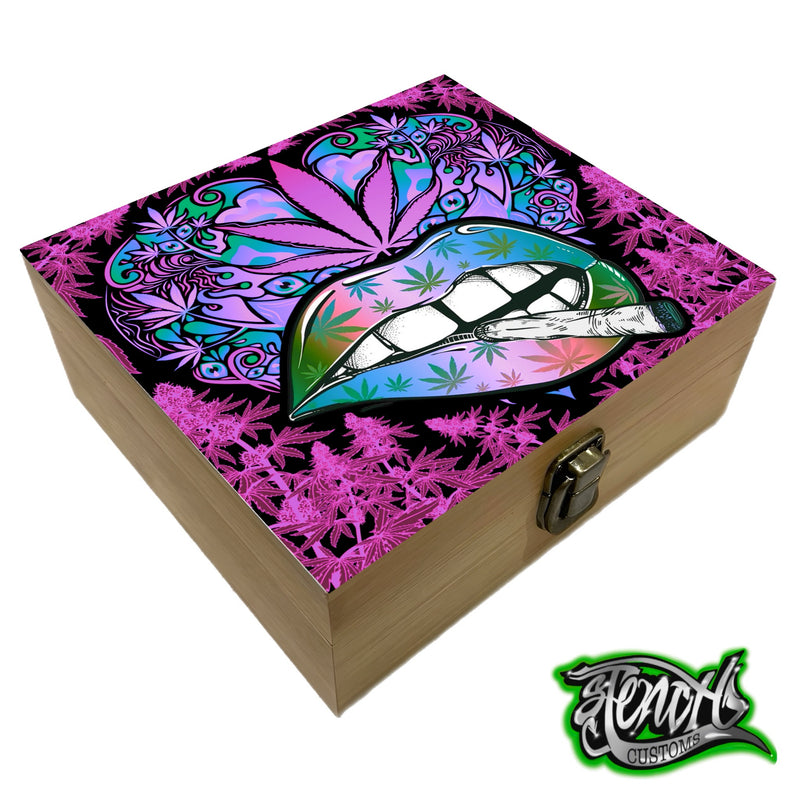 Green Lips Stash Box - 4 Colours