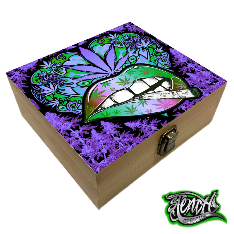 Green Lips Stash Box - 4 Colours