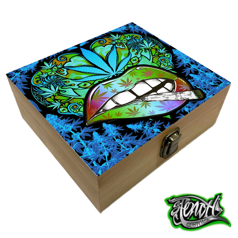 Green Lips Stash Box - 4 Colours